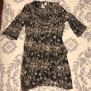 Patterned Mini Dress
